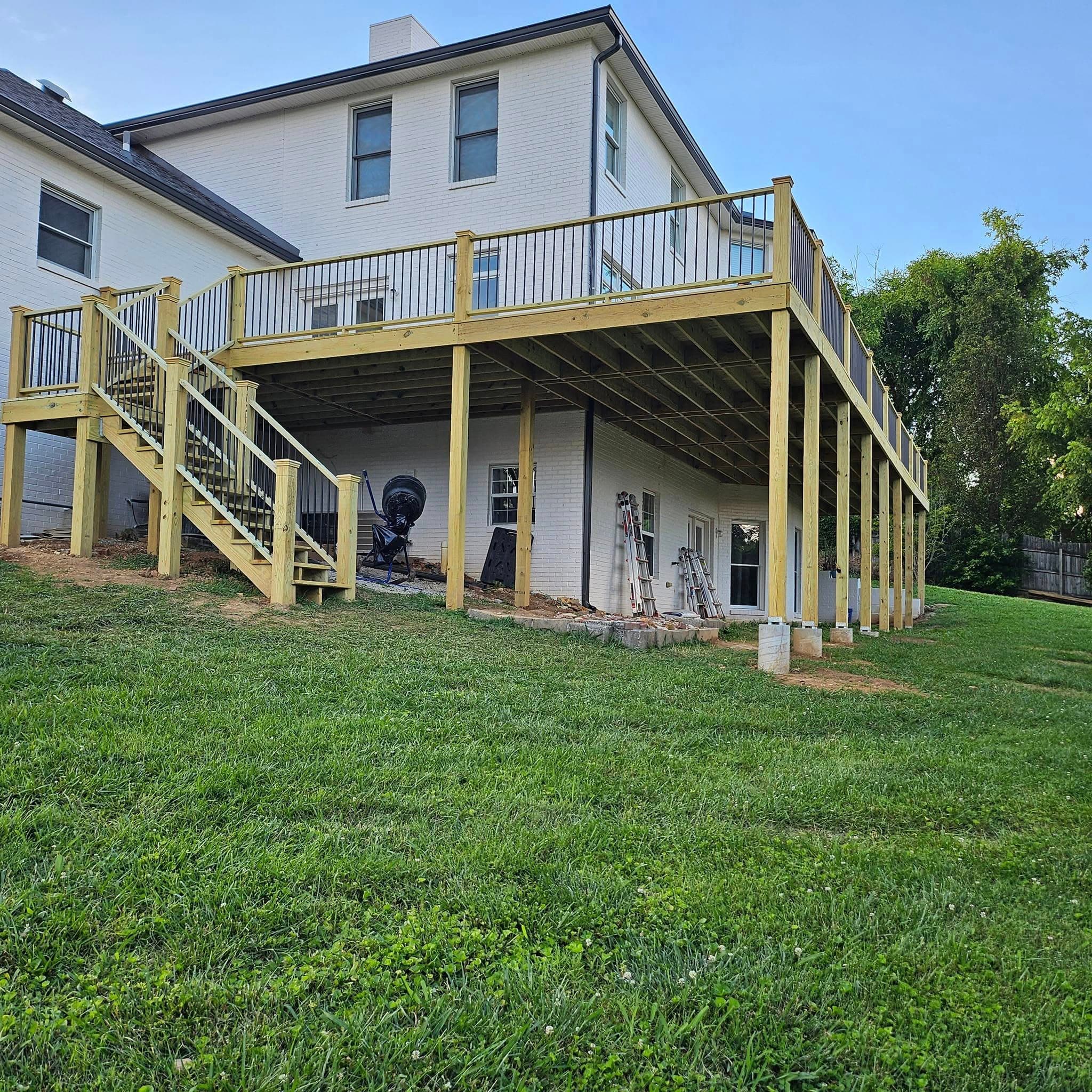 Two-Story Elevated Deck